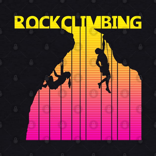 Vintage Retro Rock Climbing Gift by GWENT